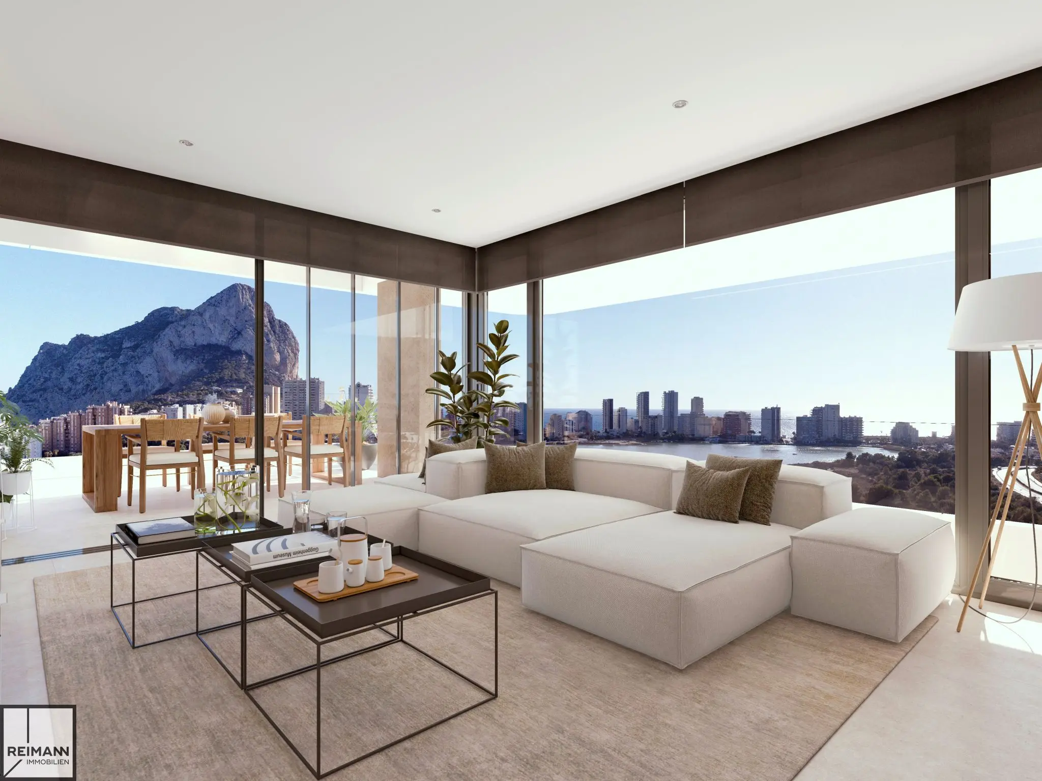 Neubau-Eigentumswohnung mit Meerblick in Calpe an der Costa Blanca (Spanien)