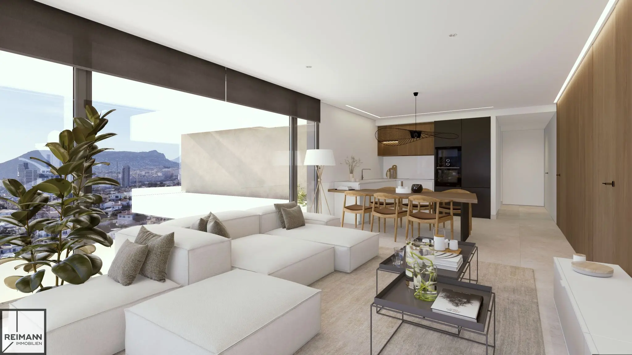 Neubau-Eigentumswohnung mit Meerblick in Calpe an der Costa Blanca (Spanien)