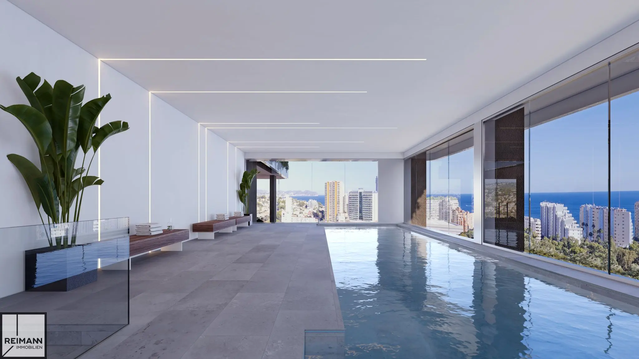 Neubau-Eigentumswohnung mit Meerblick in Calpe an der Costa Blanca (Spanien)